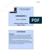 Aula 10 Usinagem - Ferramentas Manuais