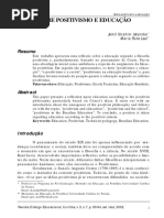 Positivismo e Educação PDF