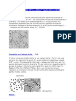 Structures Metallographiques Des Aciers