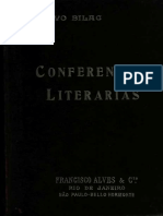 Olavo Bilac - Conferências Litterarias - 1865-1918 PDF