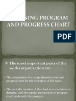 Planning Program and Progress Chart