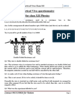 Class XII Physics Practical VIVA