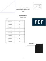 Peperiksaan Sem I Bahasa Inggeris Tahun 1 - S.K Lotong