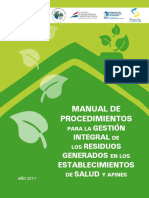 Plan Manejo de Residuos Sólido PDF