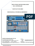 User Manual For Speed Control of BLDC Motor Using Dspic