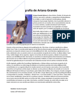 Biografía de Ariana Grande