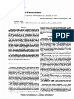 Limiting Factors in Photosynthesis: California