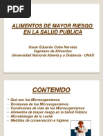 Alimentos de Mayor Riesgo