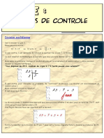 Cles de Controle - Division Euclidienne