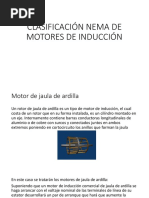 Clasificación Nema de Motores de Inducción