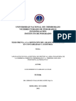 Aplicación de La Auditoría de Gestión PDF