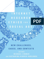 Internet Research Ethics For The Social Age: New Challenges, Cases, and Contexts (Full)