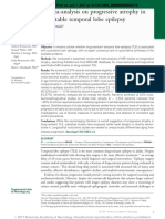 A Meta-Analysis On Progressive Atrophy in Intractable Temporal Lobe Epilepsy