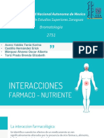 Interacciones Entre Farmacos y Nutrientes