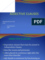 Adjective Clauses