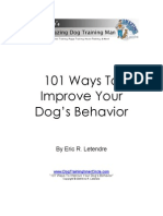 101 Ways To Improve Your Dogs Behavior