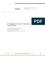 El Alegato de Oreja Inequidad y Mediocridad