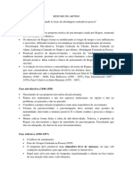 Fichamento "Revisitando As Fases Da Abordagem Centrada Na Pessoa"