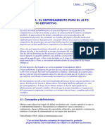 Capitulo 4 El Entrenamiento para El Alto Rendimiento Deportivo PDF