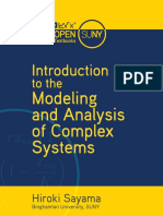 (Sayama) Introduction To The Modeling and Analysis of Complex Systems PDF