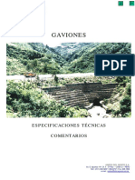 Gaviones Espec - Tecn. Comentarios W95 PDF