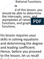 Graphing Rational Functions