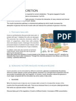 Insulin Secretion: 1. Pancreatic Beta Cells