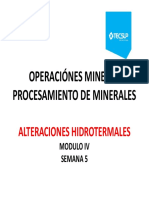 Modulo 5 Alteraciones Hidrotermales