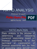 Financial Ratio Analysis Gp1 by Professor & Lawyer Puttu Guru Prasad