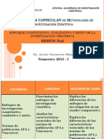 Enfoques o Métodos de Investigaciónok