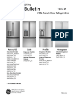 GE-Refrigerator-2014 French Door Refrigerators-Training-Bulletin-TB16-14 PDF