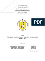 Plan de Mantenimiento para La Fresadora Remac Modelo 120