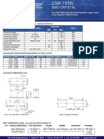 SMD Crystal: Operating Conditions / Electrical Characteristics