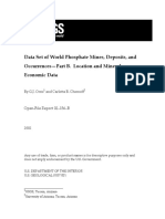 Data Set of World Phosphate Mines, Deposits, and Occurrences - USGS