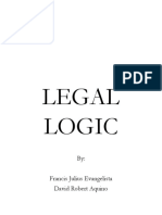 Legal Logic: By: Francis Julius Evangelista David Robert Aquino