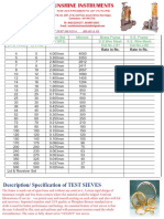 Jayant Test Sieves