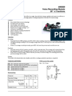 A96020 Voice Recording Module 20" X 2 Sections: Description