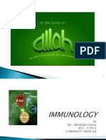 Immunology PSM by DR - Muneeba