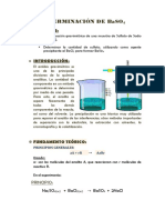 Determinación de Baso4