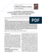 Comparison Determination by HPLC and Spectrophotometric Method