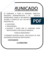 Comunicado