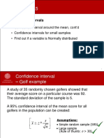 Program L5: - Confidence Intervals