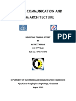 Mobile Communication and GSM Architecture: Industrial Training Report BY Navneet Kumar Ece Iv Year Roll No.: 0702731070