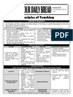 Principles of Teaching: Classroom Management