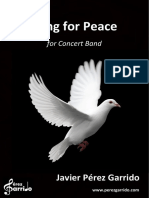 Free Sheet Music For Band Song For Peace SCORE