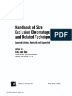 Wu, Chi-San Handbook of Size Exclusion Chromatography and Related Techniques Revised and Expanded