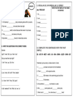 Exercises A. Complete The Sentences C. Regular (R) or Irregular (I) Verbs?
