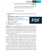 Sistema de Evaluación Docente Formativo en Instituciones de Formación Tecnológica - Técnica Con Base A Una Propuesta Lúdica (Universidad Santo Tomás de Aquino)