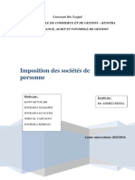 Rapport Droit Fiscal