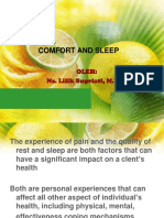 Comfort and Sleep: Oleh: Ns. Lilik Supriati, M.Kep